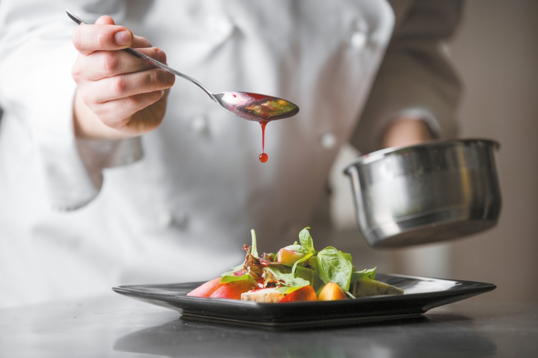 Appetizing Meal With Baked Fish